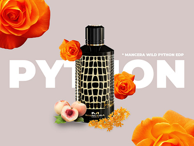 Mancera Wild Python Perfume advertisement product design scent