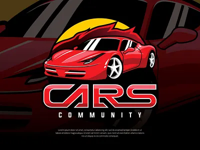 E-Sport Style Logo for Car Community abstract background car creative design element fast game graphic icon illustration logo modern motor race set speed sport symbol vector