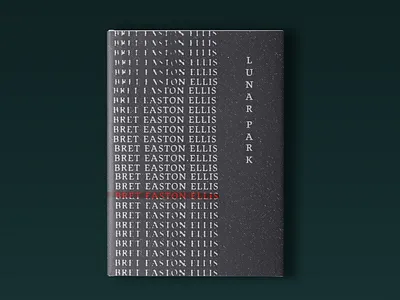lunar park book bookcover design