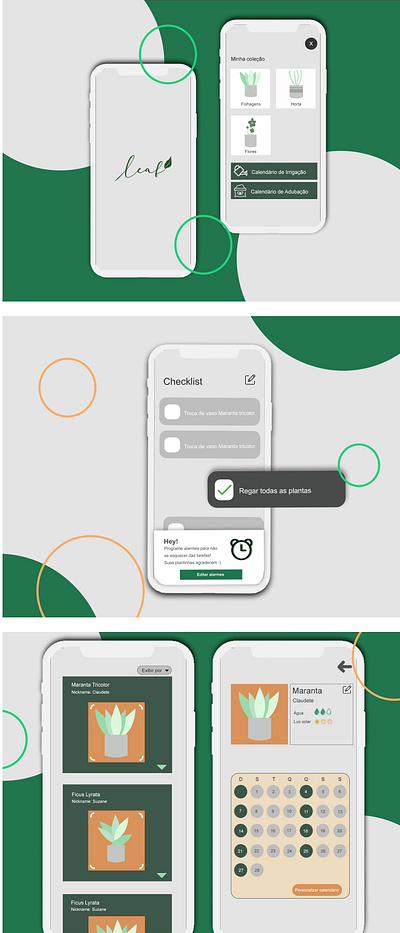 AppLeaf app branding design illustration ui