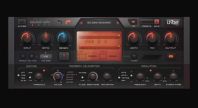 VST Skin for Audio plugin audio design graphical user interface design gui gui design interface ui user interface ux vst