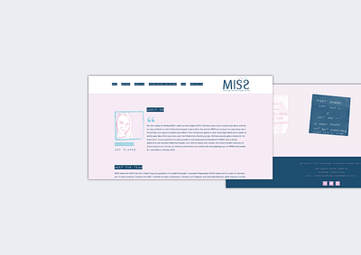 MISS graphic design ui design ux design visual design web design