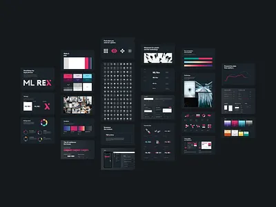 Design System branding color block dark interface dark ui darkmode data design design system graph interface design law lawfirm portal styleguide ui ux design visual design