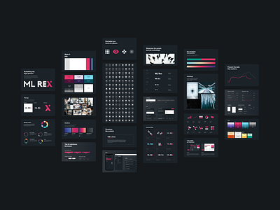 Design System branding color block dark interface dark ui darkmode data design design system graph interface design law lawfirm portal styleguide ui ux design visual design