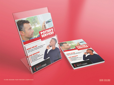 Flyer for Potter's Services flyer flyer design photoshop