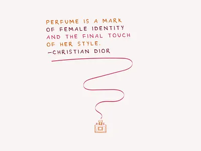 Perfume Quote dior female fragrance perfume perfume bottle quote quote design scent smell