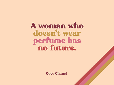 Perfume Quote chanel coco chanel perfume perfumery quote quote design quotes scent smell women