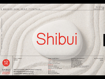 Shibui - Sans Serif Font Family alphabet brand identity branding creative market design design element font font design font family graphic designer magazine modern font multilingual sans serif sans serif font sans serif typeface typeface typeface design typogaphy typography art