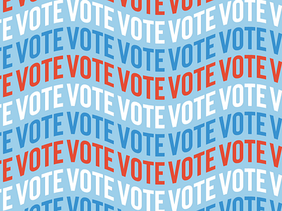 Vote after effects loop motion type typography vote wave