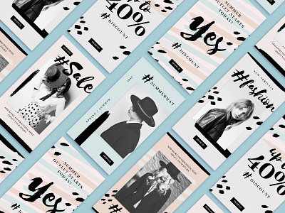 Fashion Instagram Stories Template campaign fashion instagram instagram stories media minimal minimalistic post sale social social media social network stories summer