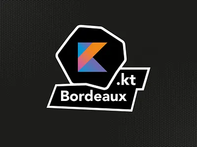 Logotype Bordeaux.Kt brand branding design graphic icon illustration logo print typography vector