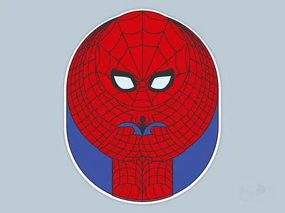 Alone Series - Spiderman alone design illustration nitishmurthy series stickers vector