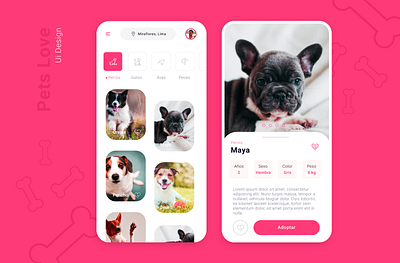 PETS design ui uiux ux