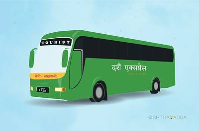 Dashain Express adobeillustator dashain festivals graphic design illustration nepal vectors