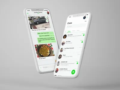 Whatsapp Redesign app clean ui illustration redesign ui
