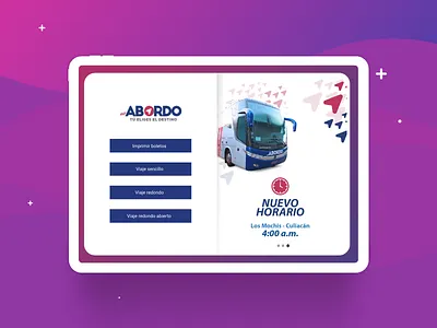 Proposal of mobile point of sale for bus company design responsive tablet ui ux