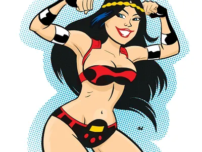Big Barda comics fan art