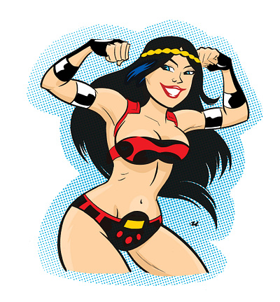 Big Barda comics fan art
