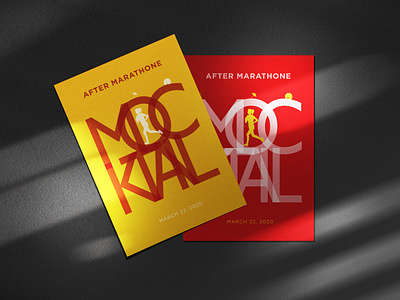 Mocktail poster cocktail design event food marathon mocktail poster run runner running typography