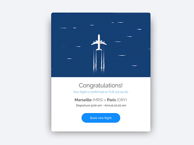 Daily UI 54"Confirmed" dailyui design illustration motion design ui uidesign uxdesign webdesign