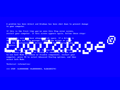 digital age 8bit blue brutalist layout logotype pixel type typography