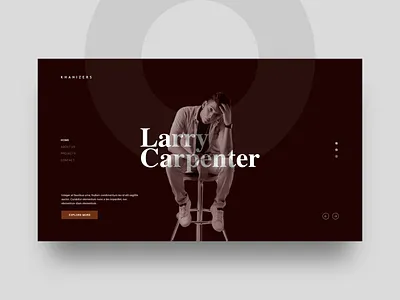 Khanizer Web Design animation art branding design illustration minimal typography ux web website