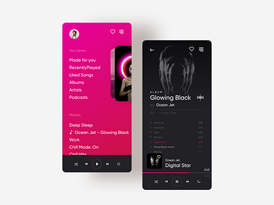 Concept 12/100 remote music player app concept illustration inspiration site sketch typography ui ux website