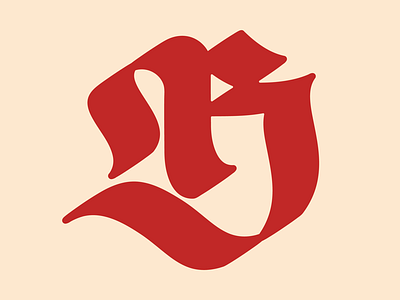 Blackletter B 36 days of type 36dot b blackletter font design type design