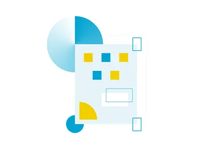 UIllustration 04 geometric illustration interface shapes ui