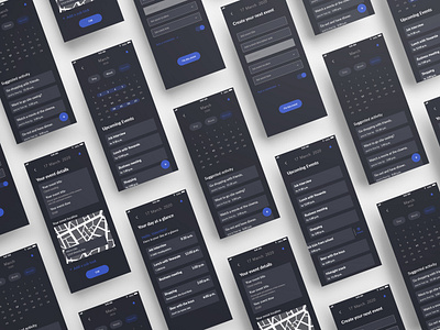 Calendar app concept app design ui ux