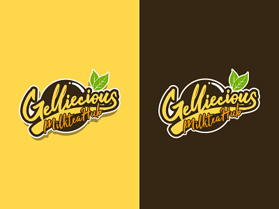 Logo - Milktea Hub advertising branding illustration logo milk tea