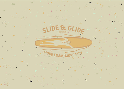 Slide and Glide art branding design illustration illustrator logo surf design surf illustration surfart surfboard vector