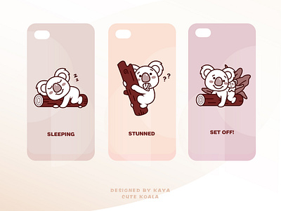 Cute koala brand animal brand icons illustration koala visual