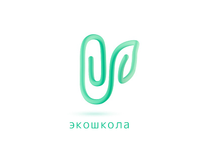 eco school / logo design illustration logo minimal vector