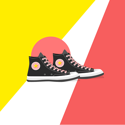 Converse converse converse shoes design illustration shoes