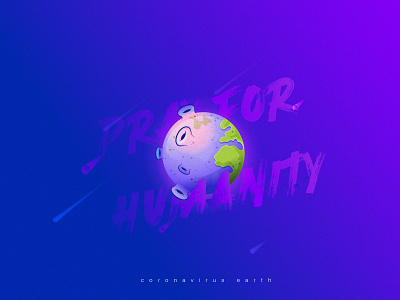 Pray for humanity blue corona render coronarender coronavirus coronavirus earth earth red virus world