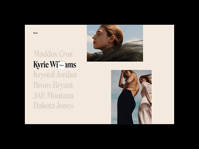 Peridot Mgmt – Photographer folio & bio agency beauty design fashion grid hover layout lifestyle minimal motion photographer photography portfolio scroll typography ui ux web design website