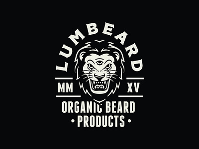 Lumbeard Lion badge branding leon lion