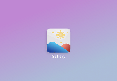 App Icon | Gallery/Photos (DailyUI) app app icon app icon design app icons dailyui design gallery icon logo mobile photos icon ui ux web