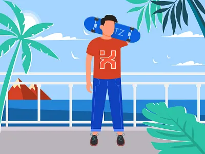 Skater Boy illustration