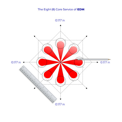 EDM Dredging and Marine brand collateral brand identity design branding design icon illustration logo minimal vector