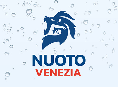 Nuoto Venezia Logo design / Identity / Branding blue brand brand identity branding branding design identity identity branding identity design lion lion head lion logo lions logo logo design logodesign logos red swimming swimming pool venice