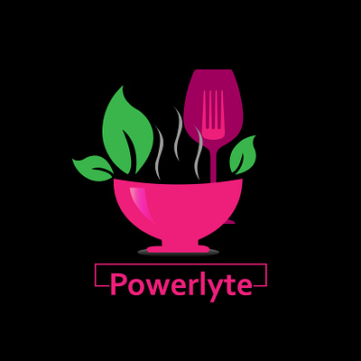 powerlyte branding design logo vector