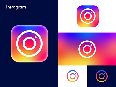 Instagram Redesign Concept app icon redesign appicon brand identity branding design designer india instagram lalit logo logo design logo designer logo redesign print