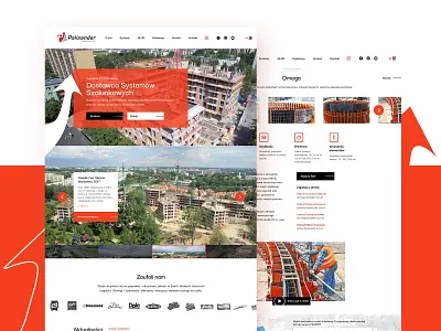 Palisander website construction orange palisander ui ux website wiwi