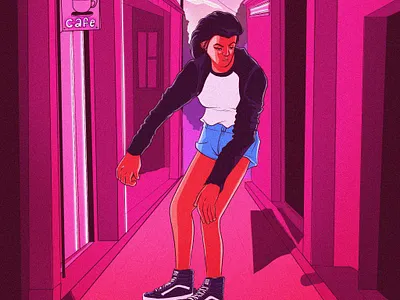 ride home brand character design city concept art design digital art drawing illustration illustration art illustration digital procreate shoes vans