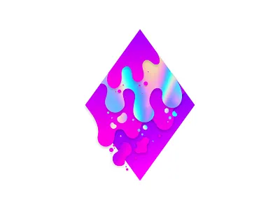 Holographic rhombus! @stickermule abstract art article artist artwork free freelance freelance design freelancer freelancer logo glow holo hologram holographic holography hololens sticker stickermule stickers work