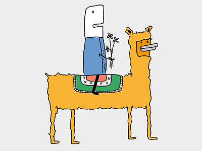 The journey alpaca character characterdesign characterillustration draw drawing quest sketch sketchbook