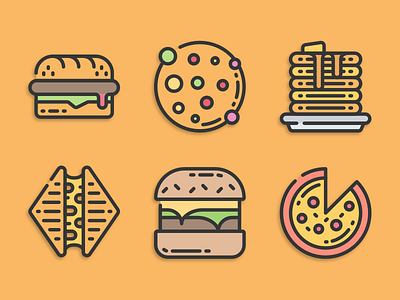 Fast food icons designer fast food icon designs icons icons design icons pack iconset illustration