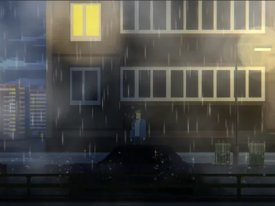 Pixel art rain street 16 bit 8 bit art game art game design games illustration pixel art pixel perfect pixelart